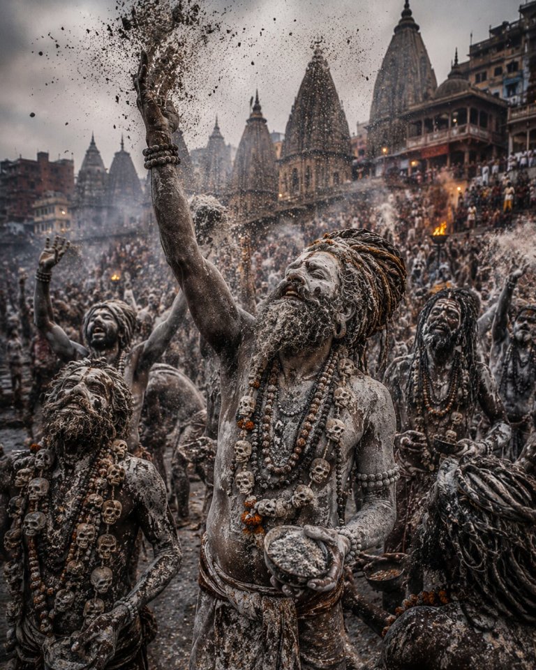 Masan Holi at Manikarnika Ghat
