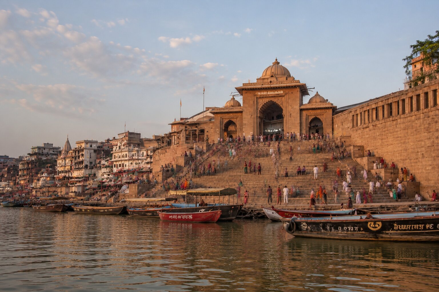 Lalita Ghat Riverfront Entry View 