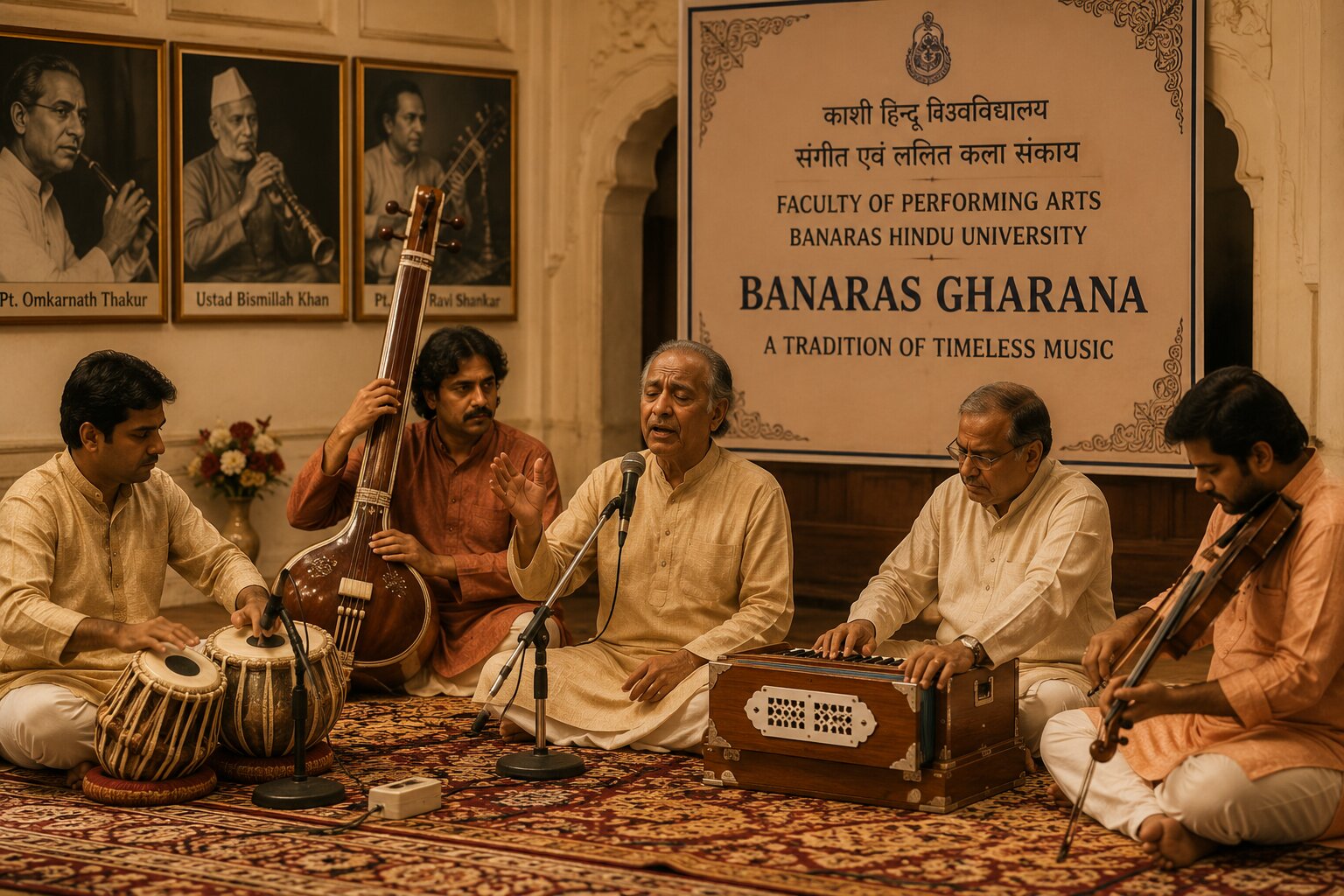 Classical music performance in Banaras