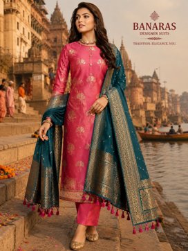 Banarasi Silk Suit Fabrics